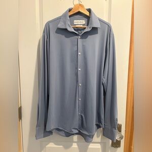 MIZZEN + MAIN Mens Long Sleeve Stretch Shirt Size Medium